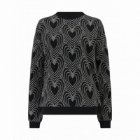 SUGARHILL BRIGHTON Jerséis y Sudaderas Jersey Sugarhill Gerri Black/off White, Heart Explosion
