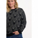 SUGARHILL BRIGHTON Jerséis y Sudaderas Jersey Sugarhill Gerri Black/off White, Heart Explosion