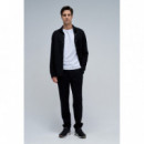 Pantalones Pantalón Jogger SALSA JEANS Punto Negro