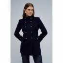 Chaquetas y Abrigos Abrigo SALSA JEANS Paño Dark Blue