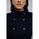 Chaquetas y Abrigos Abrigo SALSA JEANS Paño Dark Blue