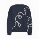 Jerséis y Sudaderas Sudadera ICHI Kasura Total Eclipse