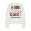 Jerséis y Sudaderas Sudadera ICHI Merella Cloud Dancer