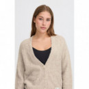 Jerséis y Sudaderas Cárdigan ICHI Blarisa Almond Milk