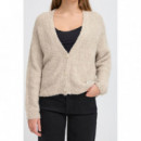 Jerséis y Sudaderas Cárdigan ICHI Blarisa Almond Milk