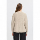 Jerséis y Sudaderas Cárdigan ICHI Blarisa Almond Milk