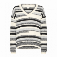 Jerséis y Sudaderas Jersey ICHI Astra Gray Pinstripe