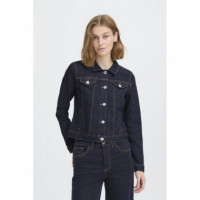 Chaquetas Mujer Chaqueta ICHI Billy Authentic Blue