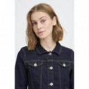 Chaquetas Mujer Chaqueta ICHI Billy Authentic Blue