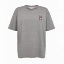 Camisetas Mujer Camiseta NÜMPH Nuprema Oversize Medium Grey