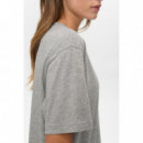 Camisetas Mujer Camiseta NÜMPH Nuprema Oversize Medium Grey