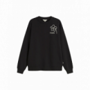 Jerséis y Sudaderas Sudadera THINKING MU Jimena Flower Black