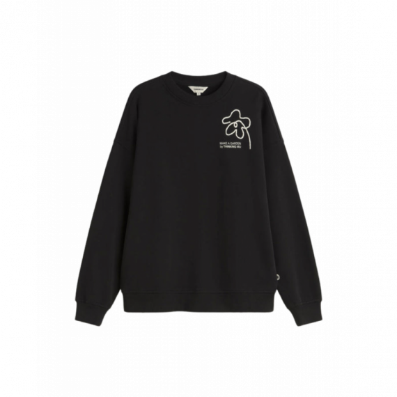 Jerséis y Sudaderas Sudadera THINKING MU Jimena Flower Black