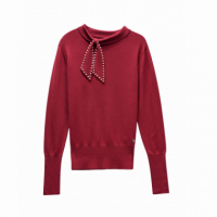 Jerséis y Sudaderas Jersey SALSA JEANS Punto con Lazo Dark Red