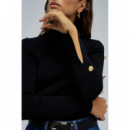 Jerséis y Sudaderas Jersey SALSA JEANS Punto con Botones Dorados