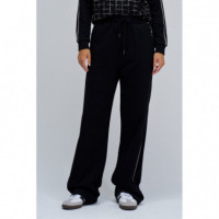 Pantalones Mujer Pantalón SALSA JEANS Jogger Tweed Black
