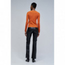 Jerséis y Sudaderas Jersey SALSA JEANS Punto Básico Naranja