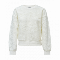 Jerséis y Sudaderas Sudadera SALSA JEANS Bordados Florales Light Pearl