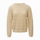 Jerséis y Sudaderas Jersey SALSA JEANS Punto con Brillo Medium Pearl