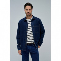Chaquetas Hombre Sobrecamisa SALSA JEANS S-activ Medium Wash