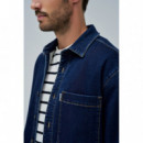 Chaquetas Hombre Sobrecamisa SALSA JEANS S-activ Medium Wash