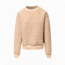 Jerséis y Sudaderas Sudadera SALSA JEANS Lurex Jacquard Dark Beige