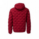 Chaquetas Hombre Chaqueta SALSA JEANS Acolchada con Bolsillos Dark Red