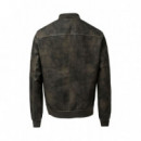 Chaquetas Hombre Chaqueta Bomber SALSA JEANS con Capucha Dark Brown