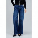 SALSA JEANS Pantalones Mujer Vaqueros Salsa Wide Low Rise