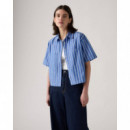 Camisas y Tops Camisa Levi's® Harlie Crop Double Dutch Stripe Nautical Blue  LEVI'S