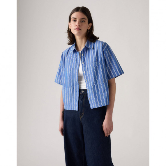 Camisas y Tops Camisa Levi's® Harlie Crop Double Dutch Stripe Nautical Blue  LEVI'S