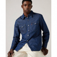 Camisas Camisa Levi's® Estándar Western Barstow Red Cast Rinse Marbled  LEVI'S