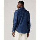 Camisas Camisa Levi's® Estándar Western Barstow Red Cast Rinse Marbled  LEVI'S