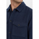 Chaquetas Hombre Sobrecamisa ANERKJENDT Akoscar Sky Captain