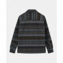 Chaquetas Hombre Sobrecamisa ANERKJENDT Akoscar Inka Sky Captain