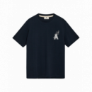 Camisetas Hombre Camiseta ANERKJENDT Akvillads Undyed Sky Captain