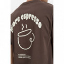 Camisetas Hombre Camiseta ANERKJENDT Akvillads Espresso Mulch