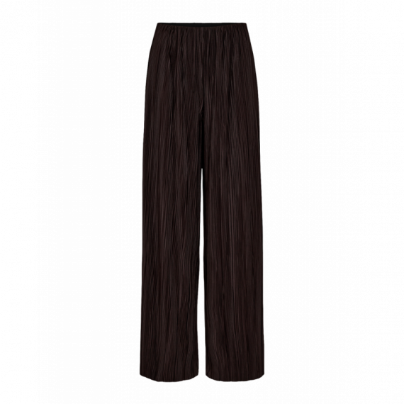 Pantalones Pantalón NÜMPH Nucassy Plisse Black Coffee