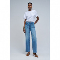 SALSA JEANS Pantalones Mujer Vaqueros Salsa True Straight Medium Wash