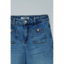 SALSA JEANS Pantalones Mujer Vaqueros Salsa True Straight Medium Wash