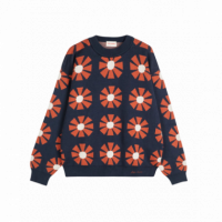 Jerséis y Sudaderas Jersey BOBO CHOSES Flower Jacquard Navy