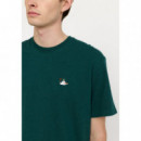 Camisetas Hombre Camiseta REVOLUTION 1425 Piz Darkpetrol