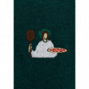 Camisetas Hombre Camiseta REVOLUTION 1425 Piz Darkpetrol