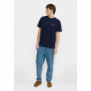 Camisetas Hombre Camiseta REVOLUTION 1425 Toa Navy Melange