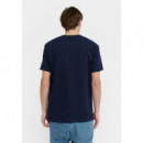Camisetas Hombre Camiseta REVOLUTION 1425 Toa Navy Melange