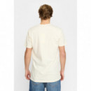 Camisetas Hombre Camiseta REVOLUTION 1426 Che Offwhite