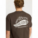 Camisetas Hombre Camiseta REVOLUTION 1428 Chi Brown