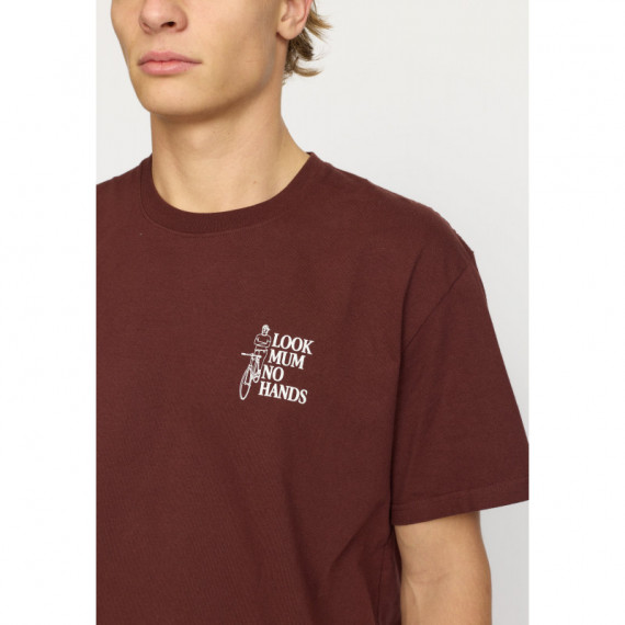 Camisetas Hombre Camiseta REVOLUTION 1428 Mum Burgundy