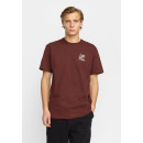 Camisetas Hombre Camiseta REVOLUTION 1428 Mum Burgundy