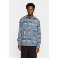 Camisas Camisa REVOLUTION Casual 3197 Blue